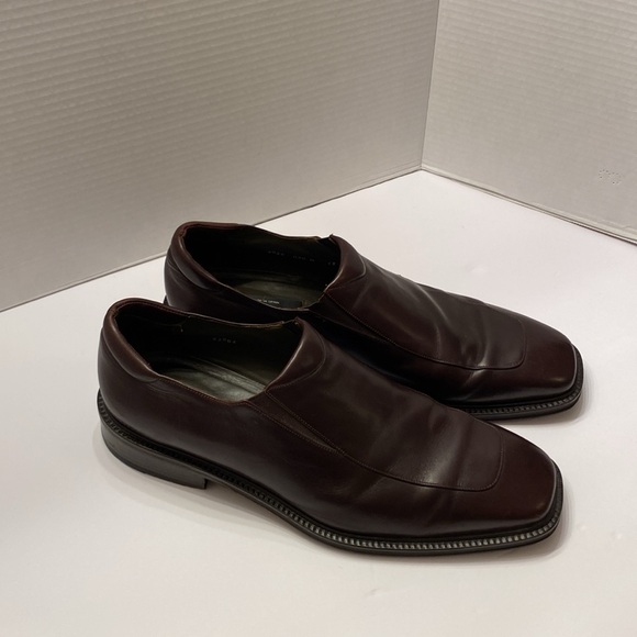 AVVENTURA- Men’s Leather loafers, Brown, Size: 13, Square Toe, Made in Spain - Picture 3 of 14